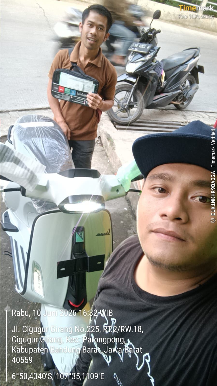 penyerahan vespa