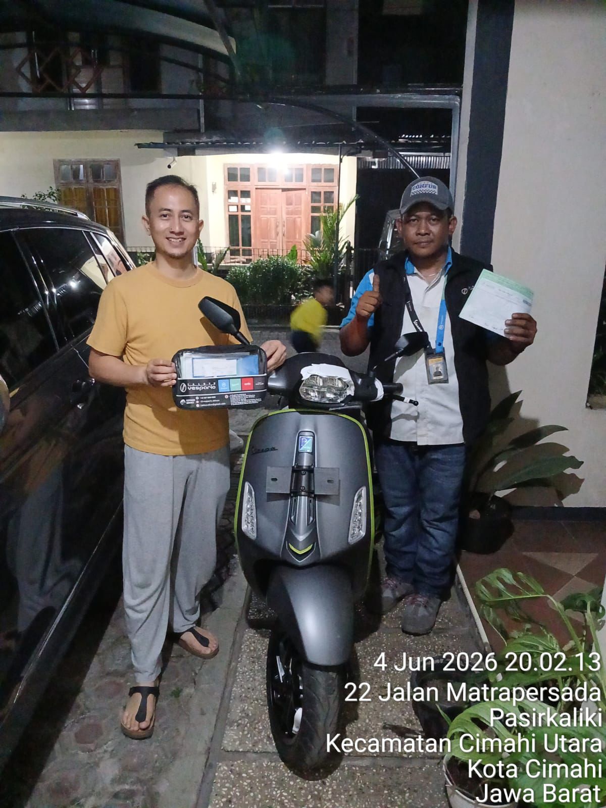 penyerahan vespa 10