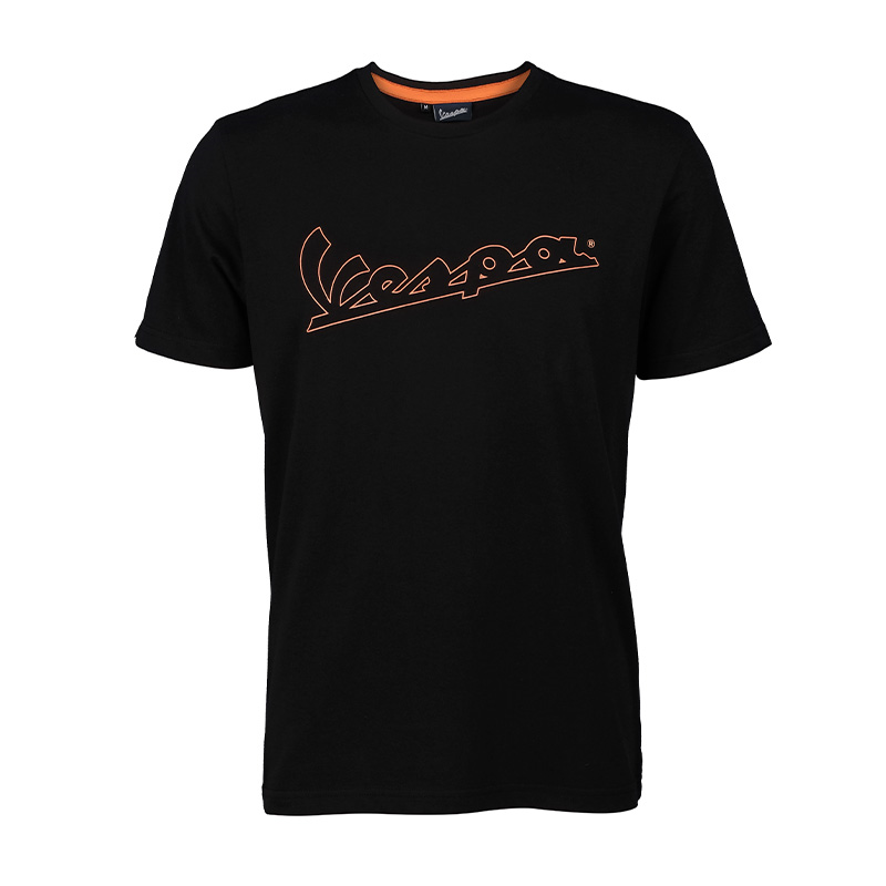 VESPA T-SHIRT - BLACK